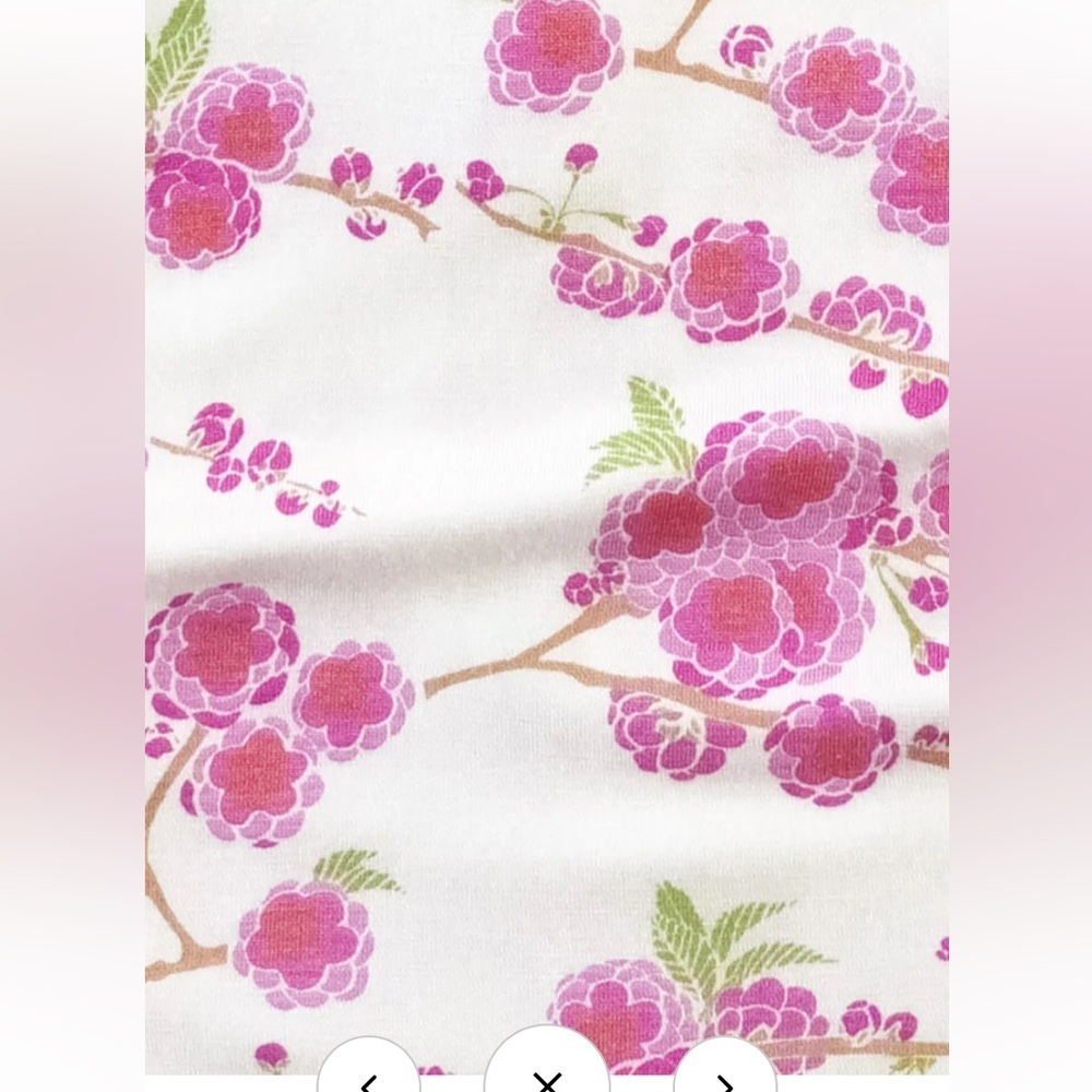 NEW Kate Quinn quilted cuffed pant pink cherry blossom 🌸 bamboo - Picture 3 of 7